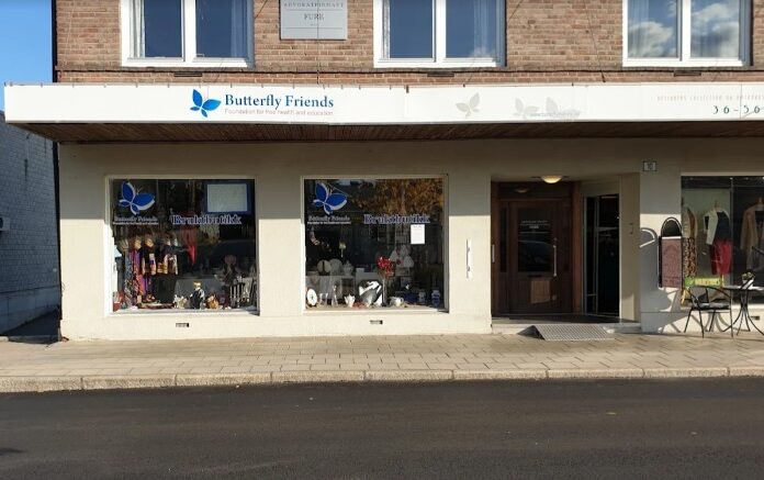 Butikken sett utenfra